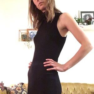 Black stretchy dress
